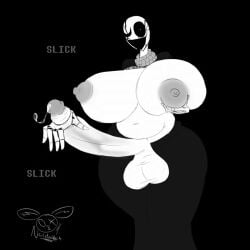 fem gaster from undertale by nailstrabbit