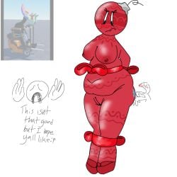 bobette_(dandy's_world) dandy's_world dandys_world female highres pussy roblox tiddies vagina