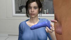 claire_redfield female nurse resident_evil_2_remake small_penis small_penis_humiliation