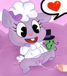 after_sex cum cum_inside female happy_tree_friends human lammy_(htf) male pale_skin penis pussy sheep straight vaginal_penetration