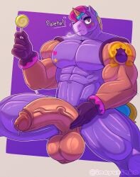 bara berry_(brawl_stars) brawl_stars costume gay inayurinko muscular_male