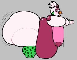 bbw big_ass big_breasts breasts bubble_butt chip_at_night female five_nights_at_freddy's furry glamrock_chica_(fnaf) huge_ass huge_breasts overweight thick_thighs wide_hips