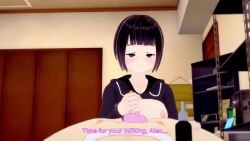 3d chastity_cage crossdressing cum cum_on_self femboy femdom foot_fetish footjob handjob koikatsu original paizuri simp_no_3769 small_breasts small_penis small_penis_adoration sound tagme text video