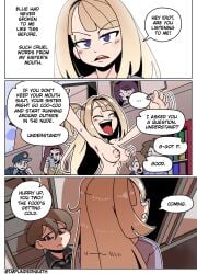 color comic ellie_(impunderneath) english_text female impunderneath original original_character possessed possession