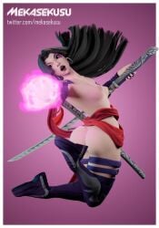 1girls 3d asian asian_female ass big_ass black_hair breasts female marvel marvel_rivals mekasekusu nipples psylocke psylocke_(marvel_rivals) solo vengeance_psylocke