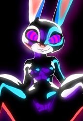 brainwashing crackpro drone drone_suit dronesuit female female_only furry furry_female hypnosis judy_hopps latex latex_suit mind_control small_breasts