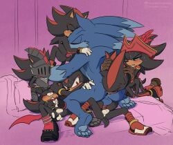 8boys anal anal_fingering anal_sex armour blush double_penetration fingering fur gangbang knot knotting male male_only multiple_male obsidianthedrake penis pirate_hat rimming selfcest shadow_the_hedgehog size_difference sonic_(series) sonic_the_hedgehog_(series) sonic_the_werehog stroking_dick sweat white_balls yaoi