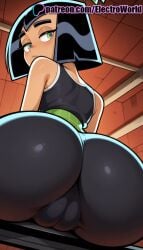 1girls 2025 ai ai_assisted ai_generated anime anime_girl anime_style artist_name ass ass ass_focus big_ass big_butt black_hair booty brick_wall bubble_ass bubble_butt buttocks cameltoe curvy_ass curvy_butt cute_ass danny_phantom dark-skinned_female dark_skin electroworld female firm_ass from_behind green_eyes hi_res high_quality high_resolution highres juicy_ass juicy_butt large_ass looking_back multicolored_hair nickelodeon nicktoons patreon patreon_username perfect_ass plump_ass round_ass sam_manson sexy_ass solo stable_diffusion tight_ass voluptuous_ass watermark