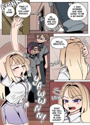 color comic ellie_(impunderneath) english_text female impunderneath original original_character