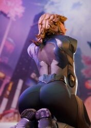 1girls 3d ass big_ass female invisible_woman invisible_woman_(marvel_rivals) marvel marvel_rivals solo sue_storm teoxanimate