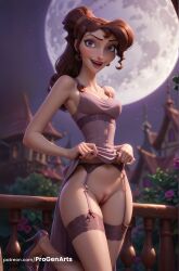 megara from disney by progenarts