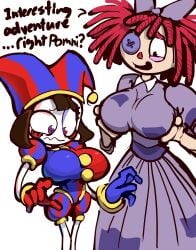 pomni (the amazing digital circus) from the amazing digital circus by chell chan
