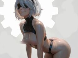 yorha 2b from nier: automata by anato finnstark