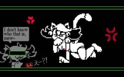 1girls angry angry_face animated cat_ears cat_tail catgirl gif happy kanji mad_mew_mew pixel_animation pixel_art solo_female solo_focus soul_(undertale) theninthlayer undertale