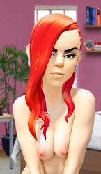 3on3freestyle attitude_adjustment breasts cindy cute fully_naked goth goth_girl gothic_girl lust lustful_gaze naked naked_female nipples petite petite_body petite_breasts petite_female red_hair sex sexual_intercourse sexy vagina