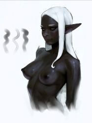 drow (dnd) from dungeons and dragons by anato finnstark