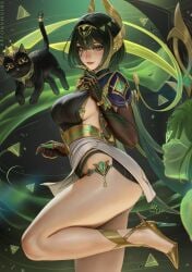 nefer (genshin impact) from genshin impact by sciamano240