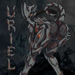 uriel (warframe) from warframe by mechborne