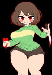 chara from undertale by shadst3r