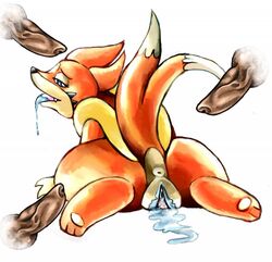 anus drool floatzel furry penis pokemon tongue tongue_out tranquilmyst wet_pussy