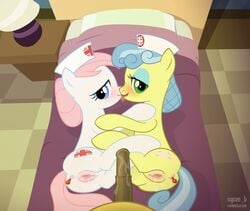 anus ass duo equine female friendship_is_magic horse horsecock lamp male my_little_pony nurse_coldheart nurse_redheart penis pony pussy straight syoee_b