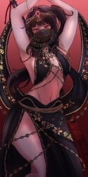 dancer limbus_company project_moon red_eyes ryoshu_(limbus_company)