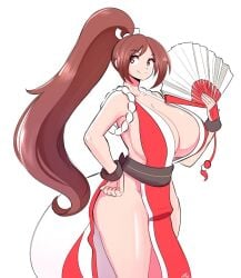 mai shiranui from fatal fury by theycallhimcake