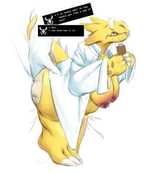 alphys from undertale (series) by redturt