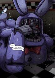 toy bonnie (fnaf) from five nights at freddy's by teastuff