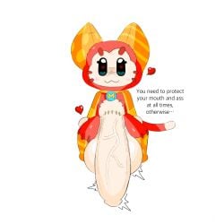balls ballsack brawl_stars cat_humanoid cock cock_focus dick dick_focus feline heart huge_balls huge_cock hyper hyper_balls hyper_cock hyper_penis hyper_testicles kit_(brawl_stars) male oeeo penis penis_focus speech_bubble testicles throbbing throbbing_penis