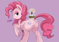 cake cutie_mark edit equine female feral friendship_is_magic horse my_little_pony nude pinkie_pie_(mlp) pony pussy shepherd0821 solo