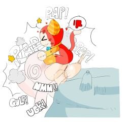 balls ballsack blanket boner boner_under_clothes brawl_stars bulge cock dazed dick face_fucking feline gay gay_sex huge_balls huge_cock hyper hyper_balls hyper_cock hyper_penis hyper_testicles kit_(brawl_stars) male oeeo onomatopoeia penis sex smaller_male