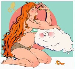 nami (one piece) from one piece by claybooots