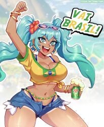 brazilian miku from guarana antarctica by themightfenek