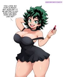 female deku from boku no hero academia by themightfenek