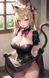 black cat d.va from overwatch by slombert