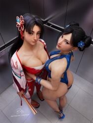 chun-li from fatal fury by billyhhyb