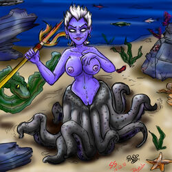 disney nipples starksnap tagme the_little_mermaid ursula ursula_(the_little_mermaid)