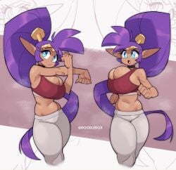 1girls color colored dark-skinned_female dark_skin doodledox female female_only fully_clothed shantae shantae_(character) smooth_skin solo tagme tan tan_body tan_skin tan_skinned_female