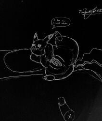 animated dialogue dirty_talk penis pikachu pokemon pussy y_anus