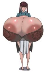 1girls breasts_bigger_than_head breasts_bigger_than_torso domina_(ura86200980) enormous_breasts hyper hyper_breasts long_hair looking_at_viewer see-through solo_female tagme ura86200980