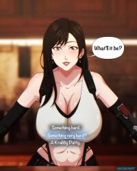 tifa lockhart from final fantasy by ryuujinart
