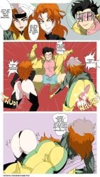 3girls cuntbusting jubilee marvel rebecca_meltow rogue_(x-men) x-men