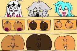 butchered cannibalism decapitation dismemberment food friday_night_funkin friday_night_funkin_mod gore meat meaty_ass nikusa_(fnf) nikusa_(sugarratio) trollge_gf_(fnf)