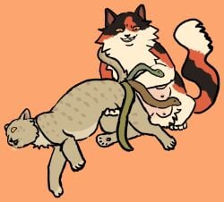 bodily_fluids corpse death domestic_cat drugged duo felid feline felis female female/female feral feral_on_feral fogcloud frecklewish_(thunderclan) living_insertion mammal mapleshade_(warriors) necrophilia penetration poisoned substance_intoxication teats vaginal_penetration warriors_(book_series) zoophilia