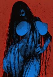 1girls 2025 ai_generated bigtub7775 sadako_yamamura solo solo_female tagme the_ring