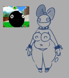 chain chomp from mario (series) by junkbag