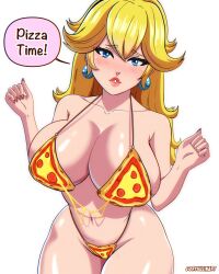 princess peach from mario (series) by ryuujinart