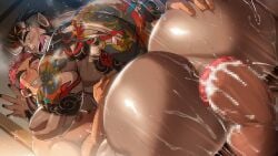 2boys absol_(dkqthf) age_difference anal anal_insertion anal_sex another_eidos_of_dragon_vein_r arm_hair ass ass_bigger_than_head ass_cleavage ass_focus back_muscles back_view balls balls_deep bara beard beefy biceps big_areola big_ass big_balls big_penis black_eyes black_nails blush broad_shoulders brown_hair bubble_butt censored censored_balls censored_penis clenched_teeth completely_nude cum cum_drip cum_filled cum_from_ass cum_in_ass cum_inside cum_leaking cum_on_ass cum_on_balls cum_on_lower_body cum_on_penis cum_splatter cum_string daddy dark_skin dat_ass demon dilf dripping dripping_cum duo dutch_angle ejaculation erect_nipples erection excessive_cum fingernails frown gaping gaping_anus gay grabbing grabbing_ass grin half-closed_eyes hand_on_ass hand_on_back hand_on_wall horn huge_ass huge_cock huge_nipples humping hungry_mouth hunk indoors intense_orgasm japanese_house lifting lifting_person long_penis looking_at_another male male/male male_only male_penetrated male_penetrating male_penetrating_male manly maou_abusorun mature_male mosaic_censoring multicolored_hair multiple_orgasms muscles muscular muscular_arms muscular_back muscular_male nakadashi orgasm pecs penis penis_bigger_than_head plump_ass pointy_ears prolapse raw_sex red_eyes red_hair round_ass semen sex sharp_teeth short_hair sideburns sitting sitting_on_penis sitting_on_person spread_legs sweat sweatdrop sweating sweaty sweaty_butt swollen_anus tattoo tattoo_on_back tattooed_arm thick thick_arms thick_ass thick_neck thick_penis thrusting tongue_out tough_guy triceps two_tone_hair upright_straddle yakuza_tattoo yaoi younger_penetrating_older