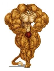 abs b9tribeca biceps big_muscles bulge cheetah feline huge_muscles large_muscles male muscles muscular muscular_arms muscular_legs muscular_male muscular_thighs pecs tail